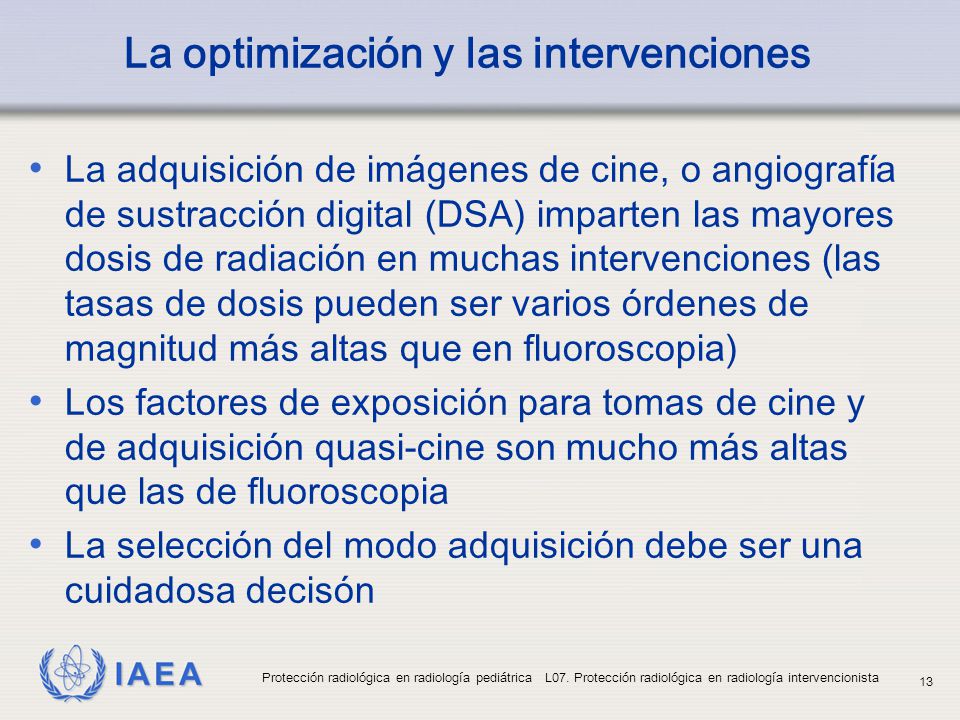 La optimización y las intervenciones