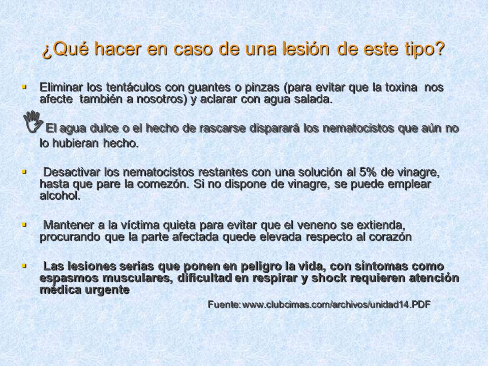¿Qué hacer en caso de una lesión de este tipo