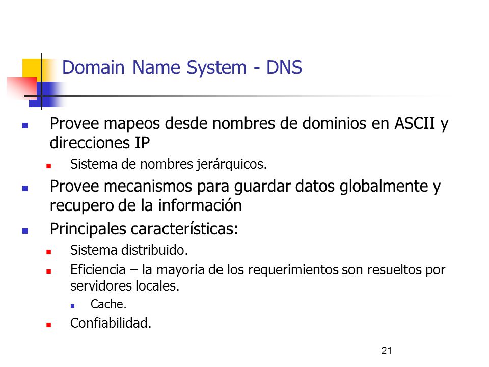 Domain Name System - DNS