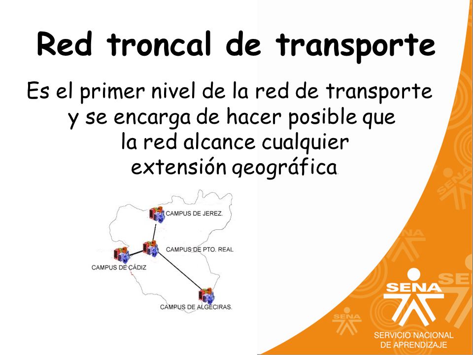 Red troncal de transporte