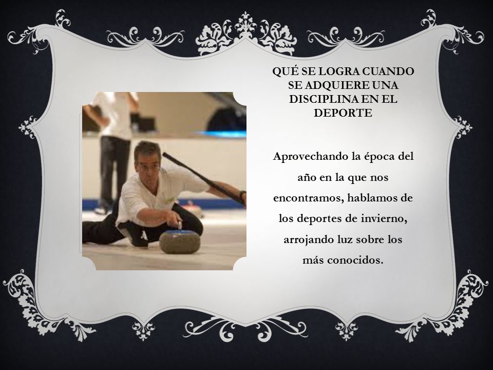 Qué se logra cuando se adquiere una disciplina en el deporte