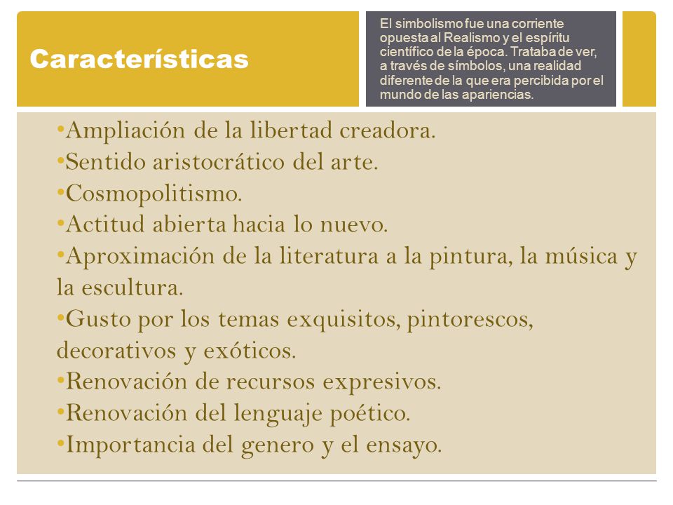 Ampliación de la libertad creadora. Sentido aristocrático del arte.