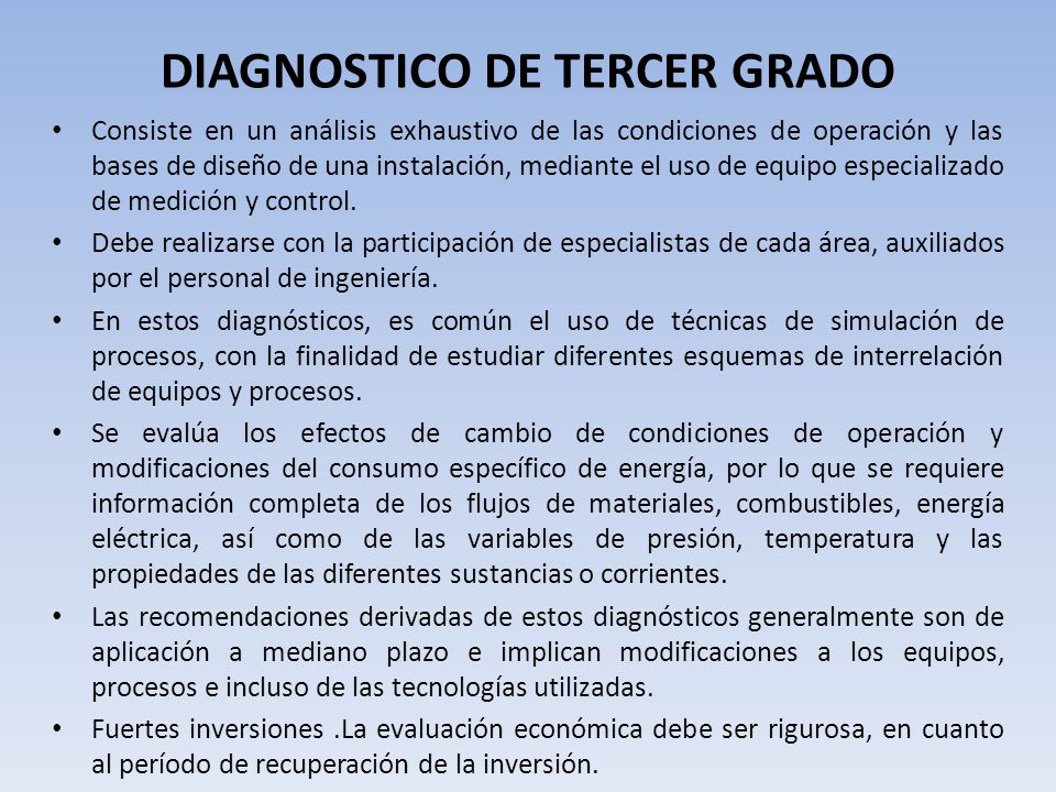 DIAGNOSTICO DE TERCER GRADO