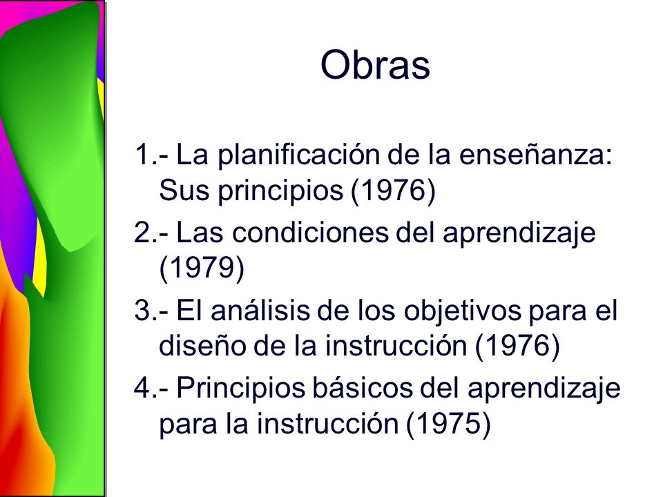 Obras 1.- La planificación de la enseñanza: Sus principios (1976)
