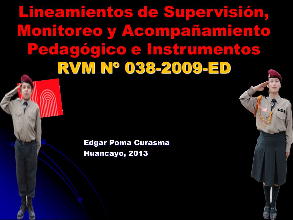 Lineamientos de Supervisión, Monitoreo y Acompañamiento Pedagógico e Instrumentos RVM Nº ED