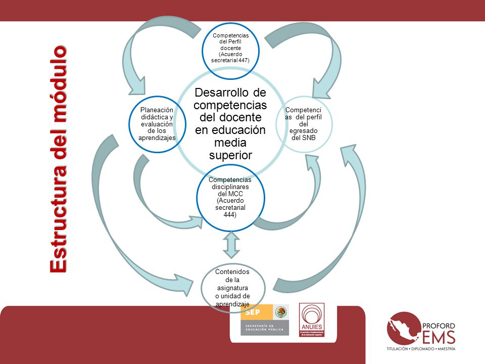 Desarrollo de competencias del docente en educación media superior