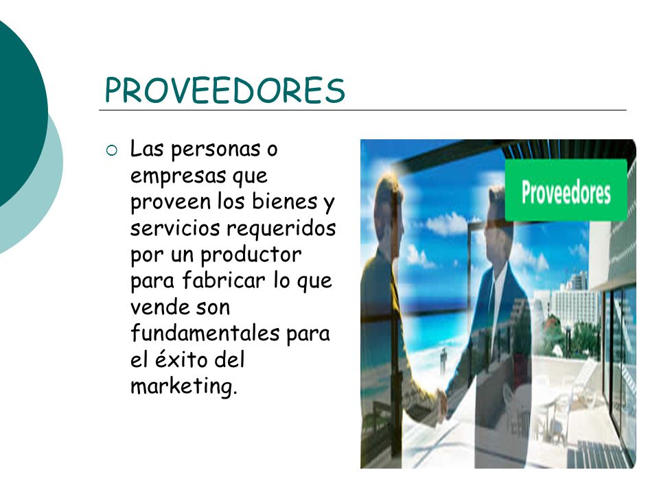 PROVEEDORES
