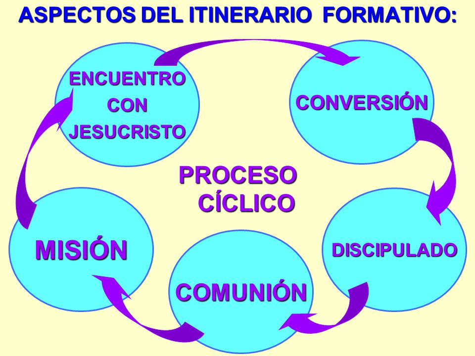 ASPECTOS DEL ITINERARIO FORMATIVO: