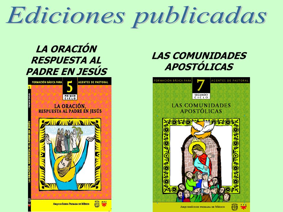 LA ORACIÓN RESPUESTA AL PADRE EN JESÚS LAS COMUNIDADES APOSTÓLICAS
