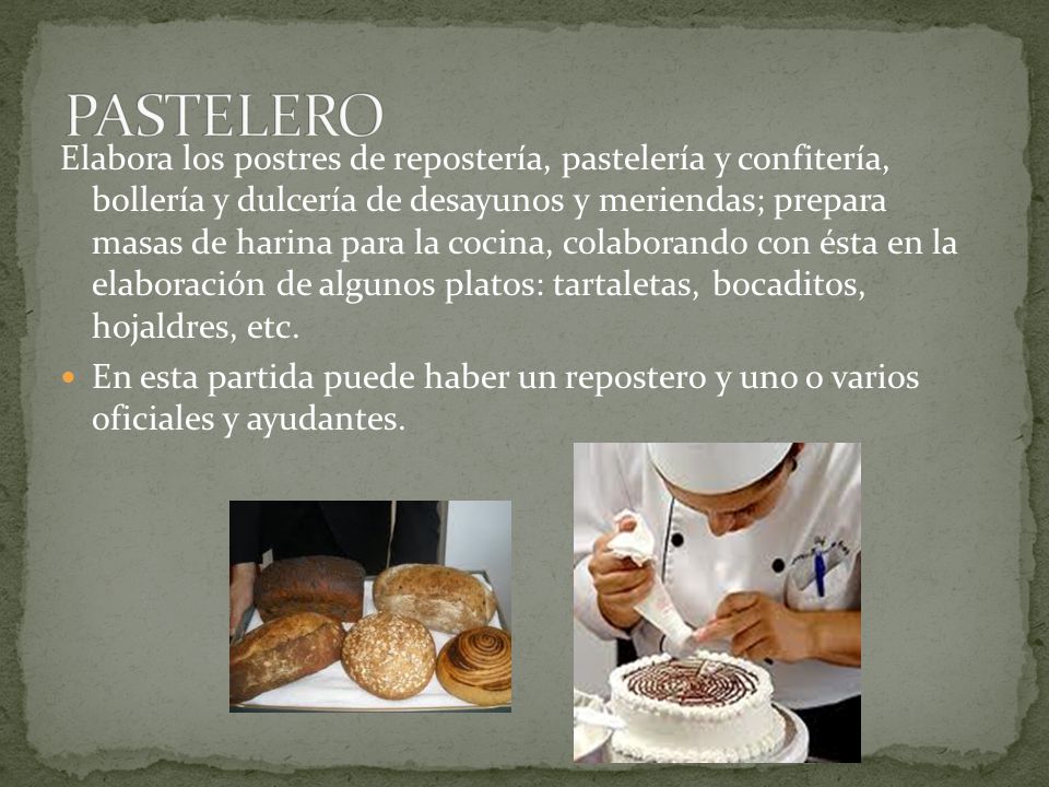 PASTELERO