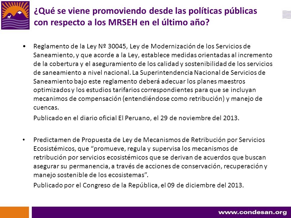 ¿Qué se viene promoviendo desde las políticas públicas con respecto a los MRSEH en el último año