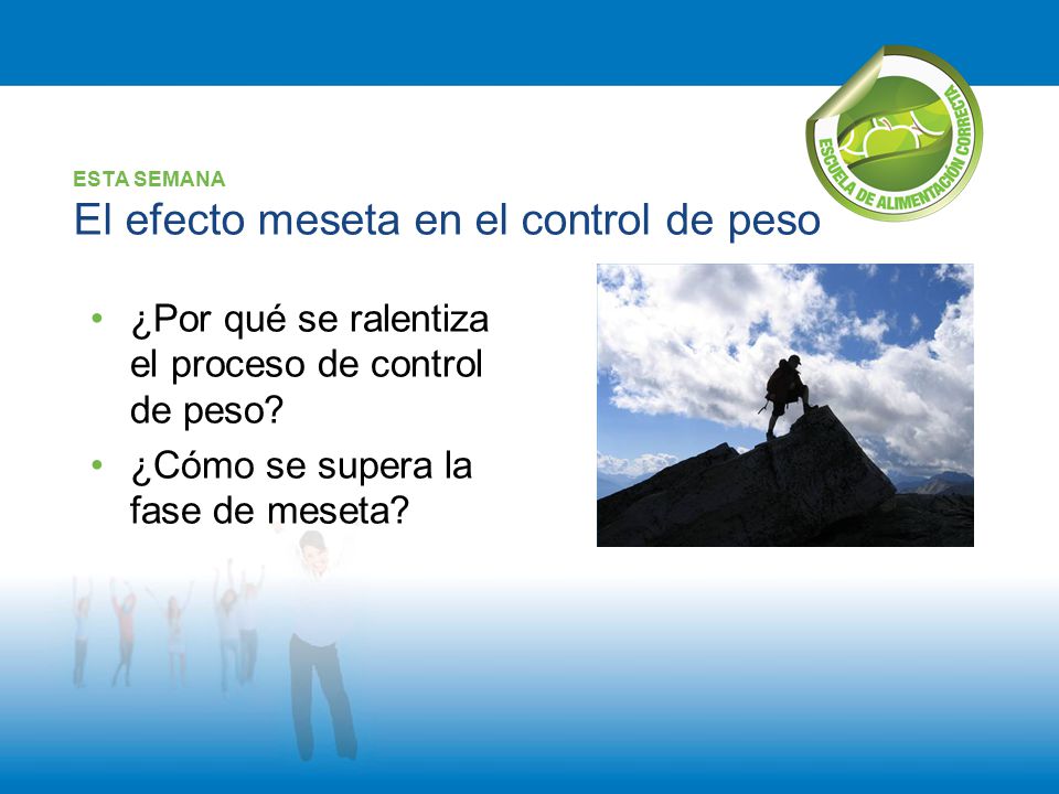 ESTA SEMANA El efecto meseta en el control de peso