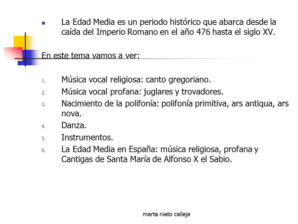 En este tema vamos a ver: Música vocal religiosa: canto gregoriano.