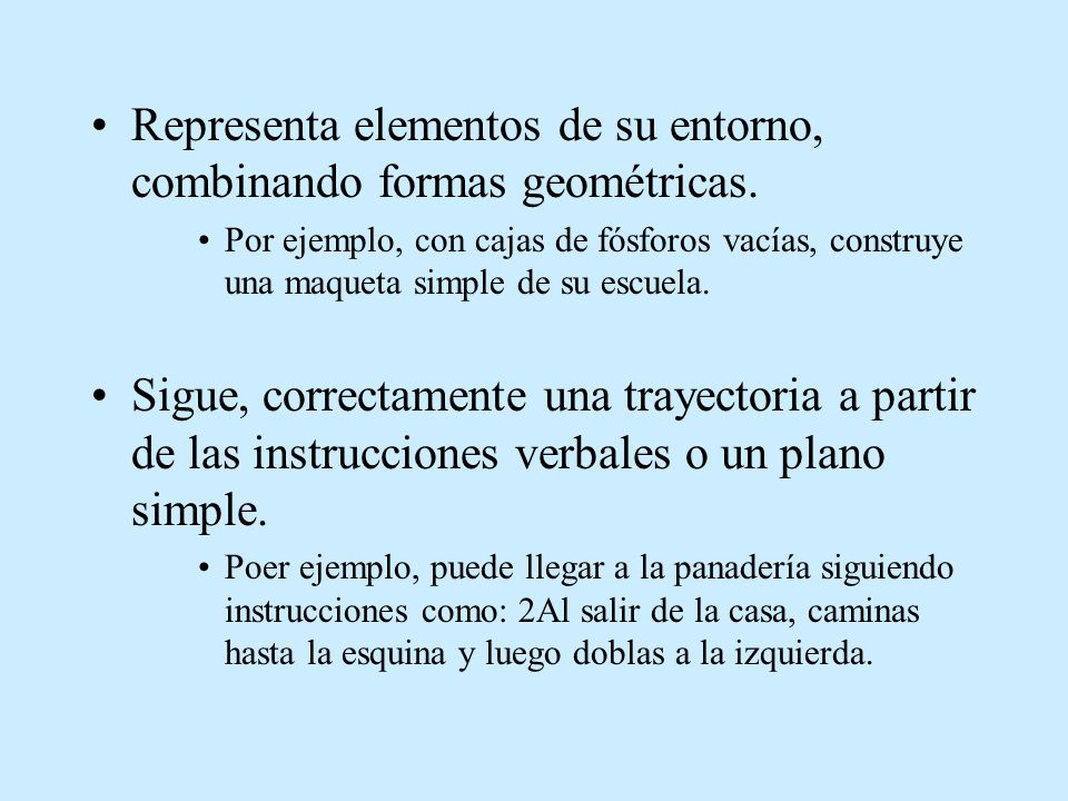 Representa elementos de su entorno, combinando formas geométricas.