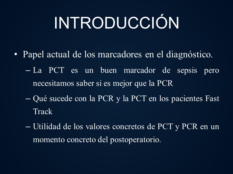 INTRODUCCIÓN Papel actual de los marcadores en el diagnóstico.
