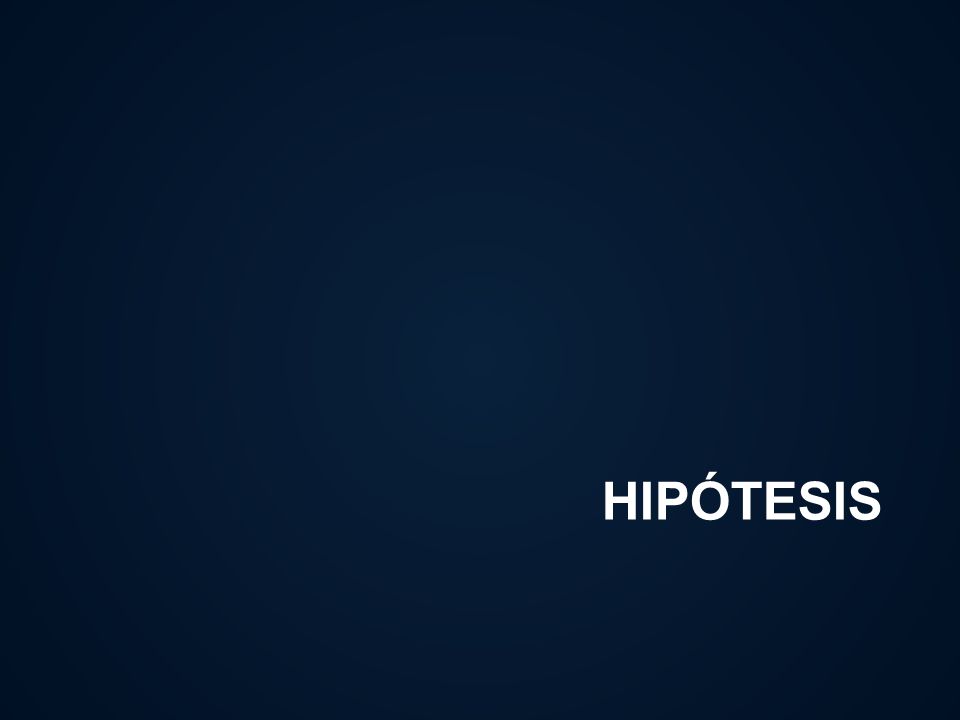 A continuación paso a explicar la hipótesis de la tesis doctoral.