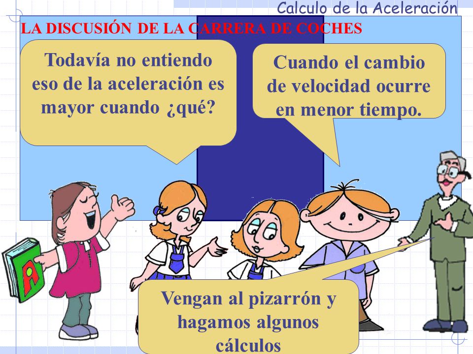 Todavía no entiendo eso de la aceleración es mayor cuando ¿qué