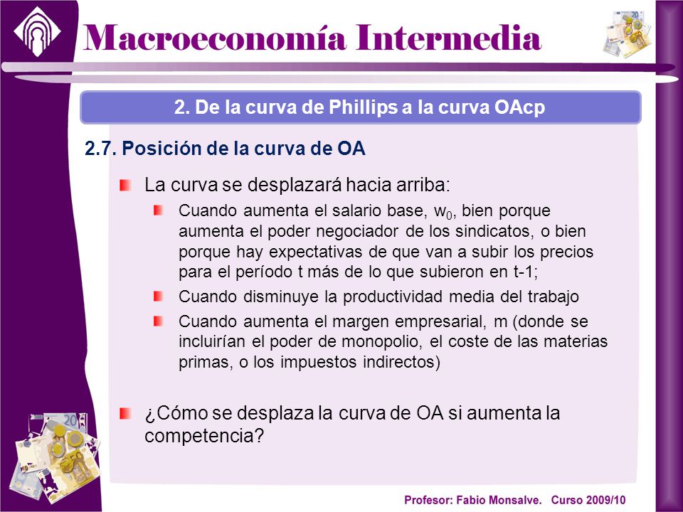 2. De la curva de Phillips a la curva OAcp