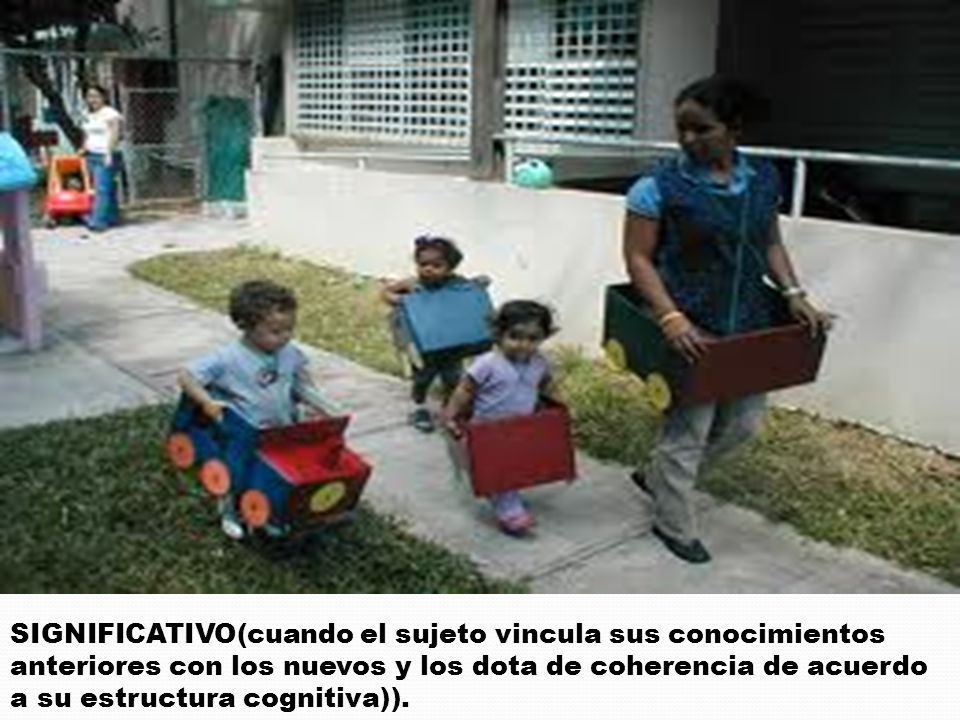 SIGNIFICATIVO(cuando el sujeto vincula sus conocimientos anteriores con los nuevos y los dota de coherencia de acuerdo a su estructura cognitiva)).