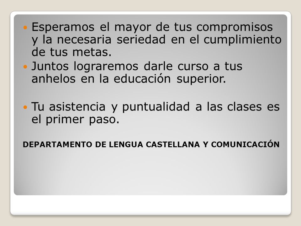 Juntos lograremos darle curso a tus anhelos en la educación superior.
