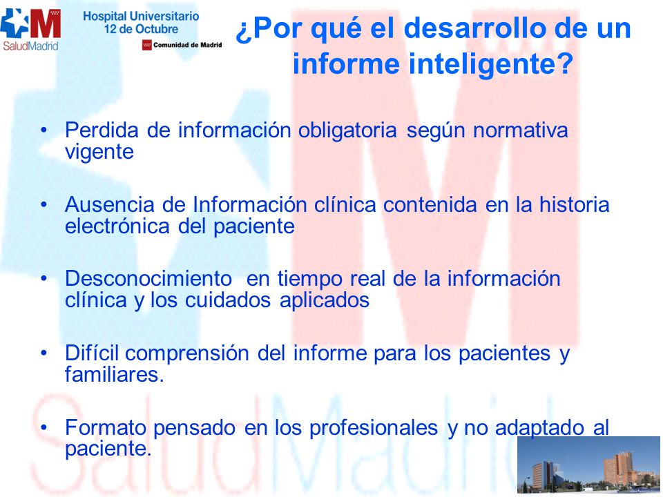 ¿Por qué el desarrollo de un informe inteligente