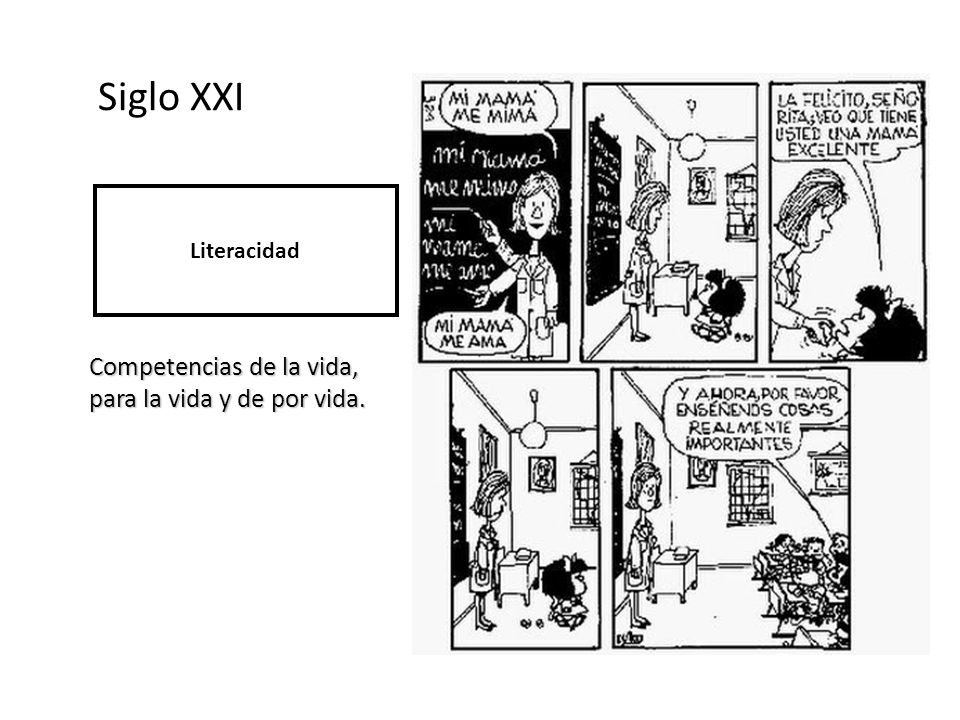 Siglo XXI Competencias de la vida, para la vida y de por vida.