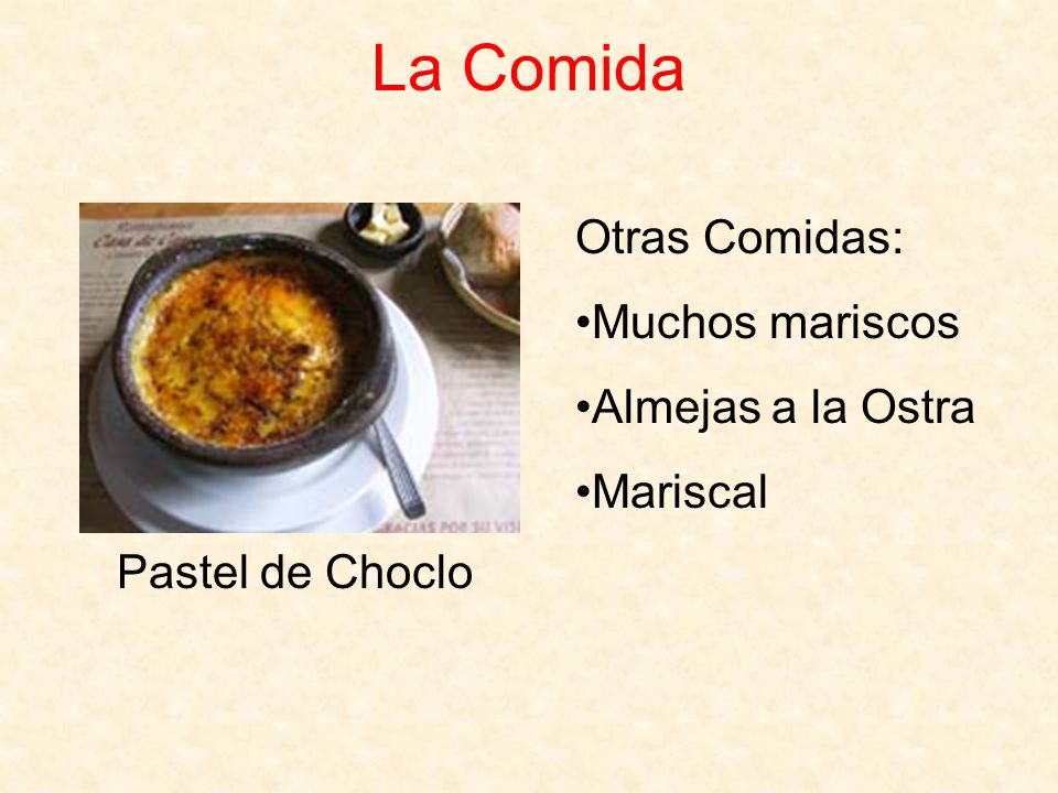 La Comida Otras Comidas: Muchos mariscos Almejas a la Ostra Mariscal