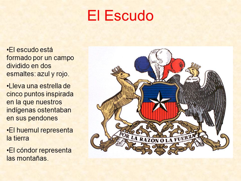 El Escudo El escudo está formado por un campo dividido en dos esmaltes: azul y rojo.