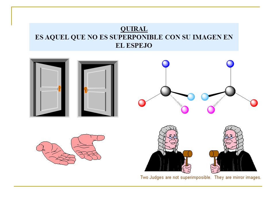 ES AQUEL QUE NO ES SUPERPONIBLE CON SU IMAGEN EN EL ESPEJO