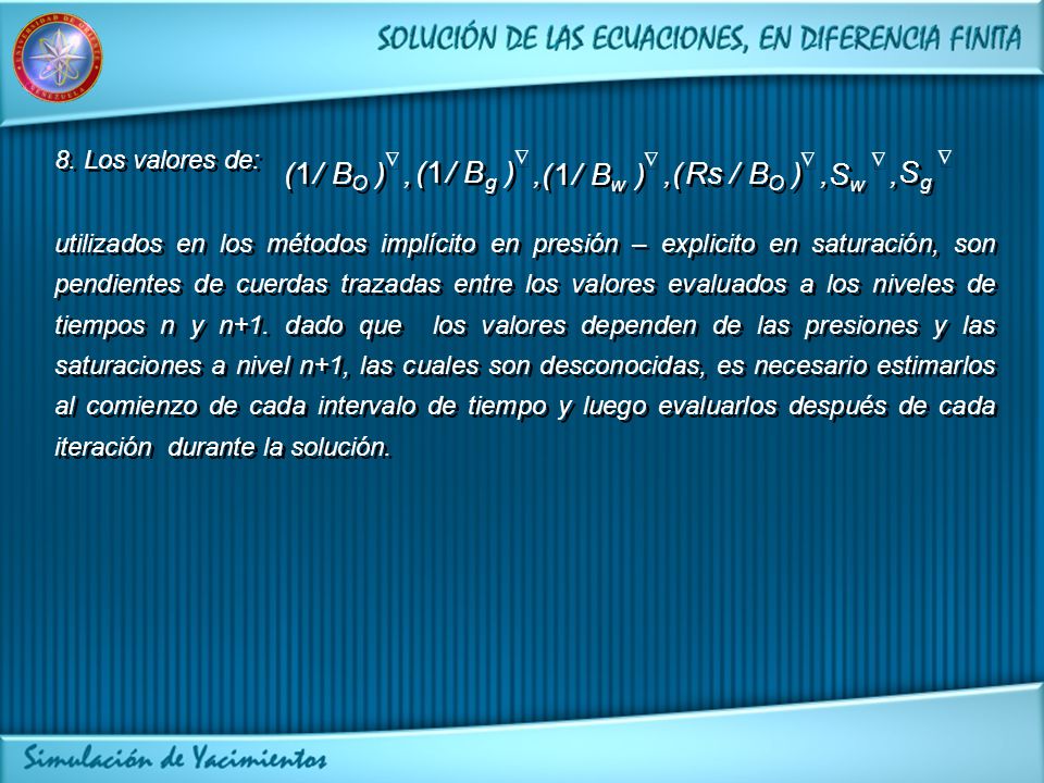 S , ) B / Rs ( 1 8. Los valores de: