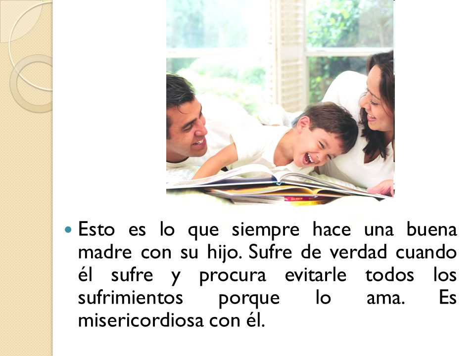 Esto es lo que siempre hace una buena madre con su hijo