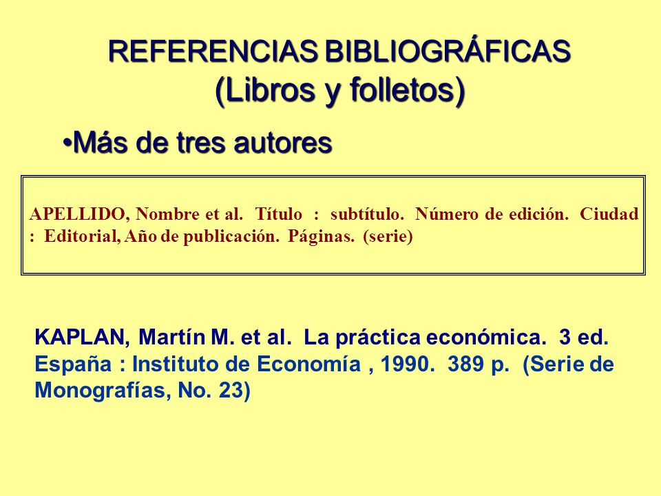 referencias bibliograficas con 3 autores