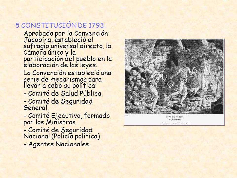 - Comité de Salud Pública. - Comité de Seguridad General.