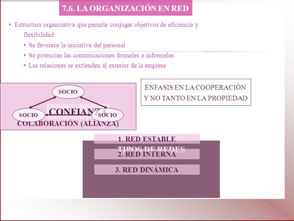 EMPRESA CENTRAL 1. RED ESTABLE REPRODUCCIÓN DE LA LÓGICA FUNCIONAL