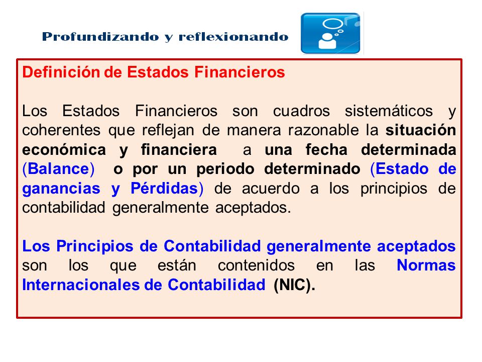 Definición de Estados Financieros