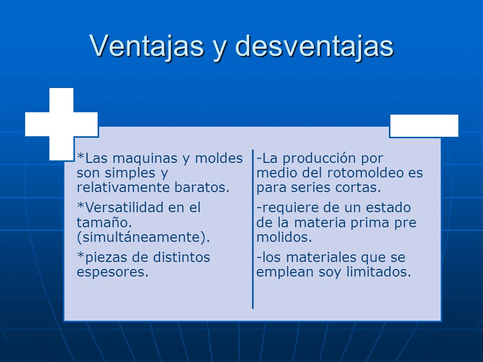 Ventajas y desventajas