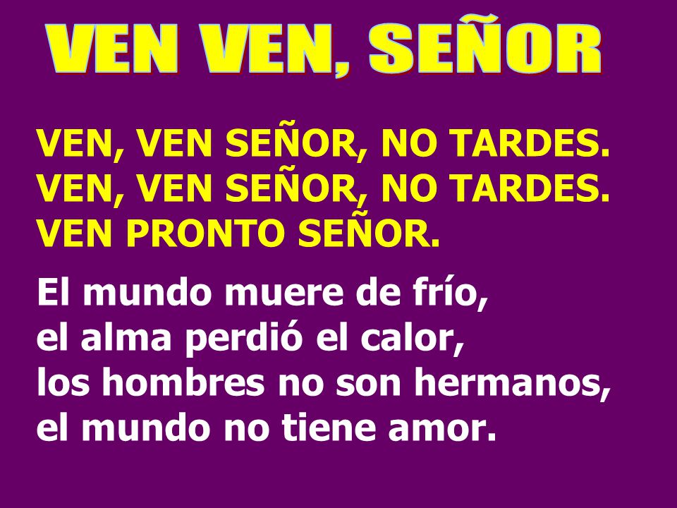 los hombres no son hermanos, el mundo no tiene amor.