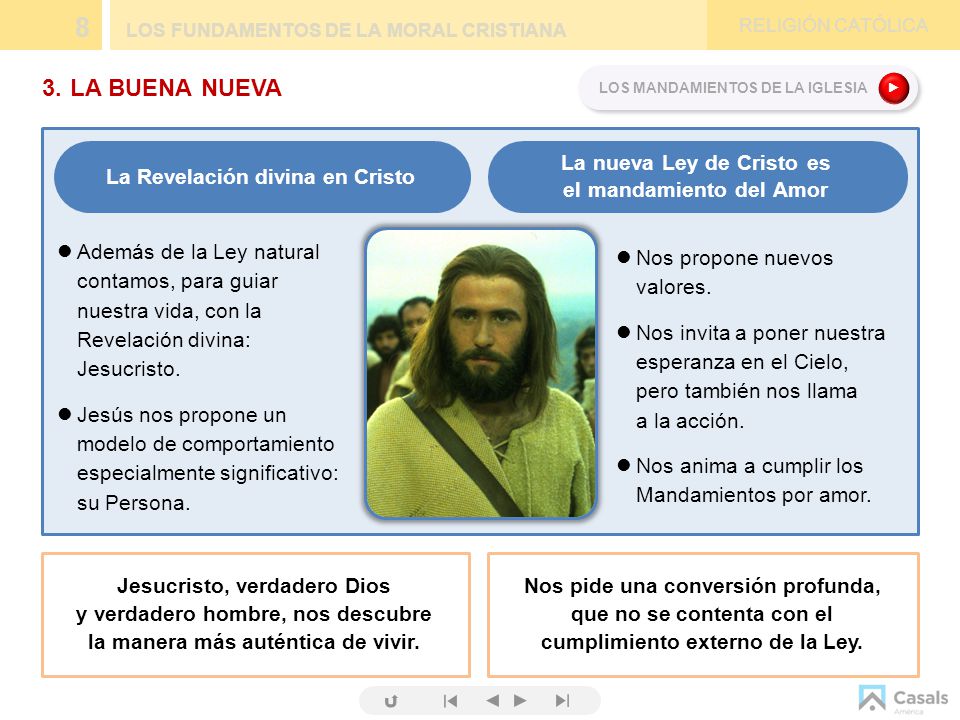 8 3. LA BUENA NUEVA La Revelación divina en Cristo