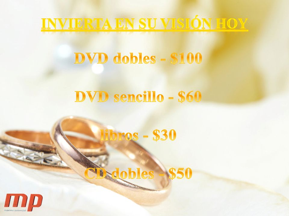 DVD dobles - $100 DVD sencillo - $60 libros - $30 CD dobles - $50