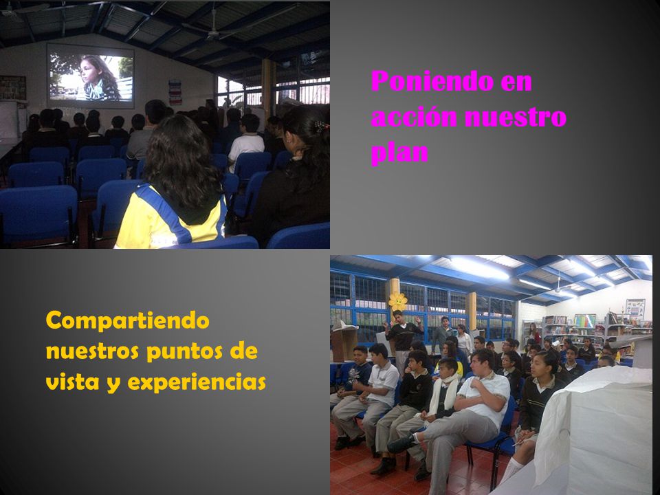 Poniendo en acción nuestro plan