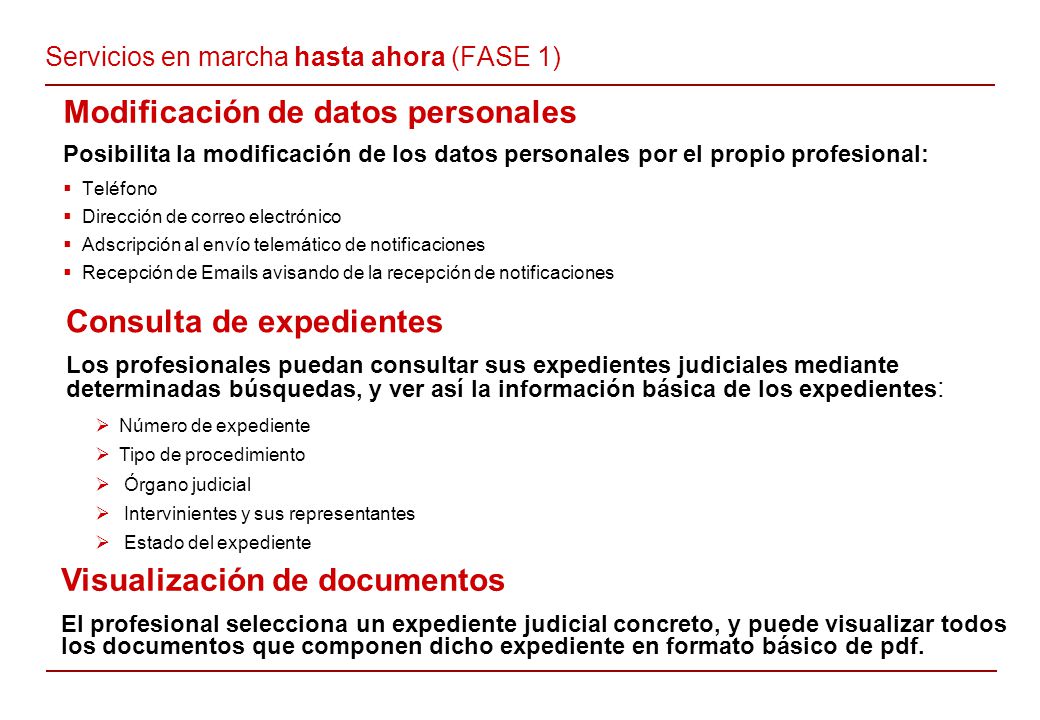 Nuevos servicios a partir del 5 de abril (fase 2)