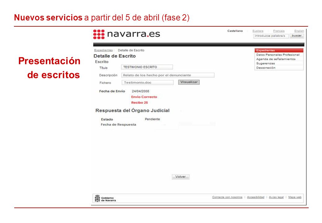 Nuevos servicios a partir del 5 de abril (fase 2)