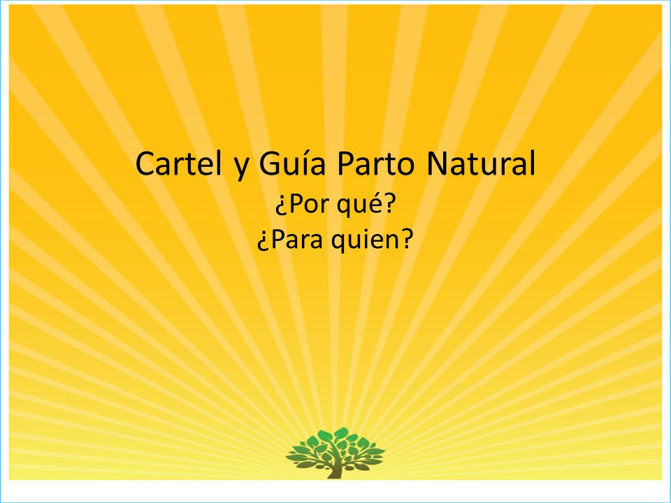 Cartel y Guía Parto Natural ¿Por qué ¿Para quien
