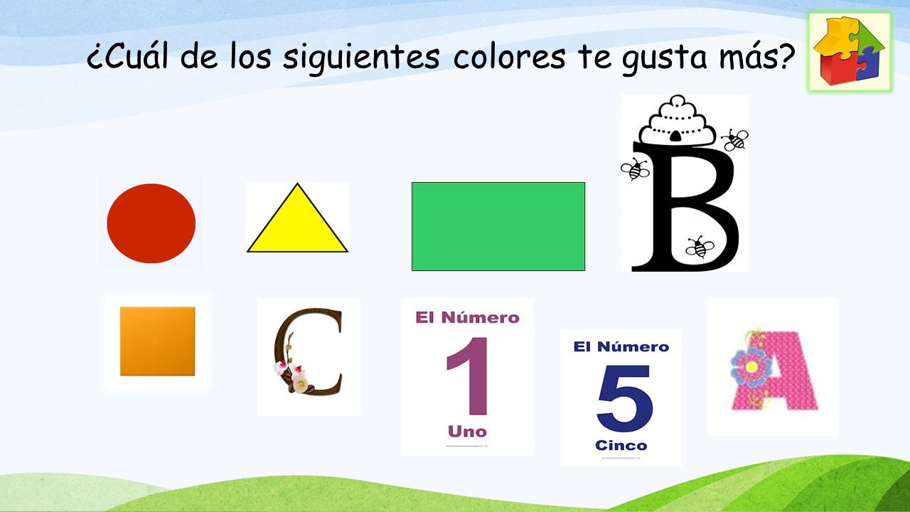 ¿Cuál de los siguientes colores te gusta más