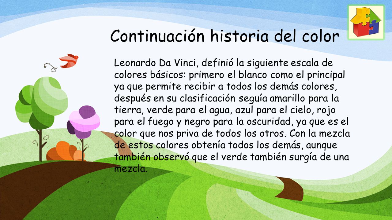 Continuación historia del color