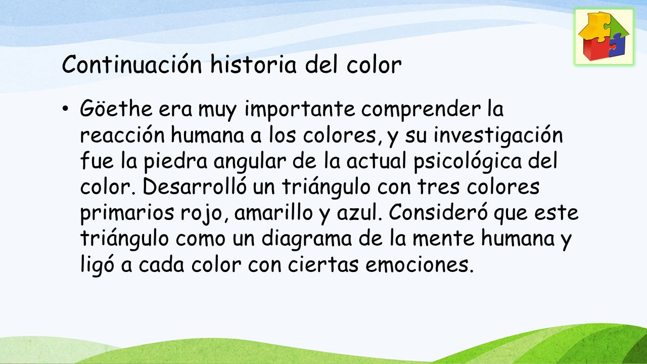 Continuación historia del color