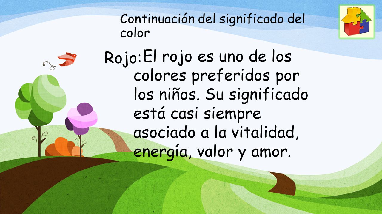 Continuación del significado del color