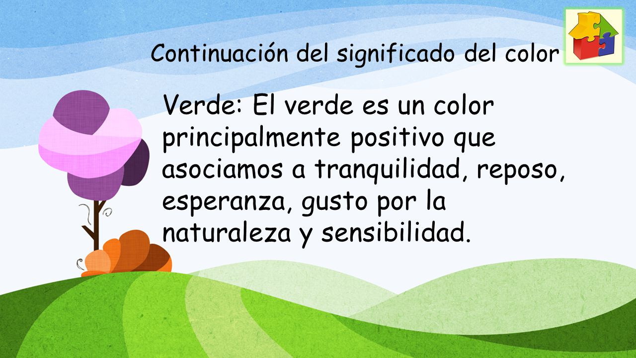 Continuación del significado del color