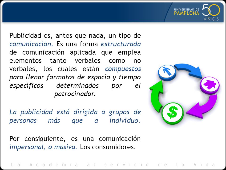 Publicidad es, antes que nada, un tipo de comunicación