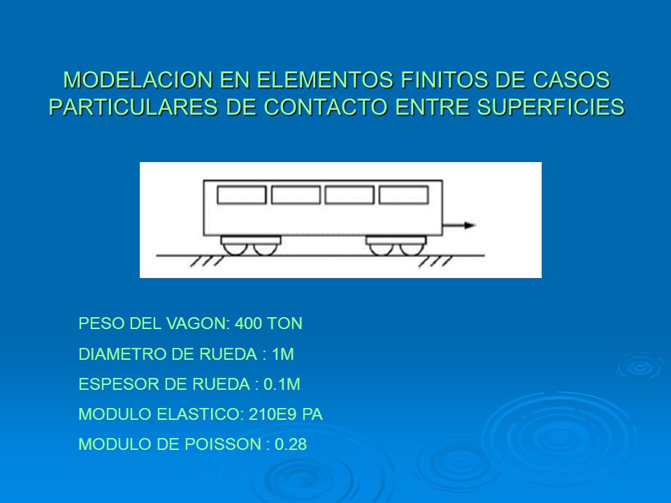 MODELACION EN ELEMENTOS FINITOS DE CASOS PARTICULARES DE CONTACTO ENTRE SUPERFICIES